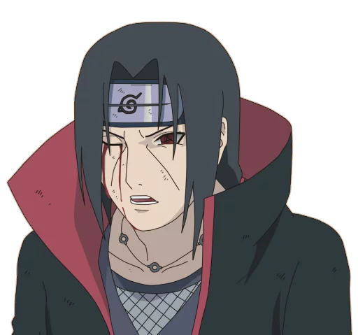 Стикер из набора itachi uchiha .saku для Телеграм: Статические 😟