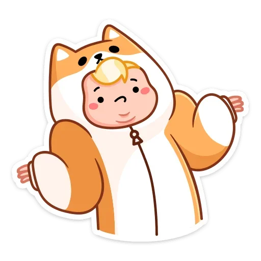 Стикер из набора Итан (@TgSticker) для Телеграм: Статические 🤷♀️