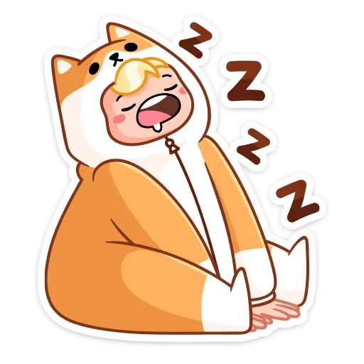 Стикер из набора Итан (@TgSticker) для Телеграм: Статические 😴