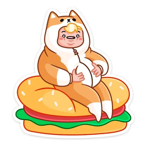 Стикер из набора Итан (@TgSticker) для Телеграм: Статические 🍔