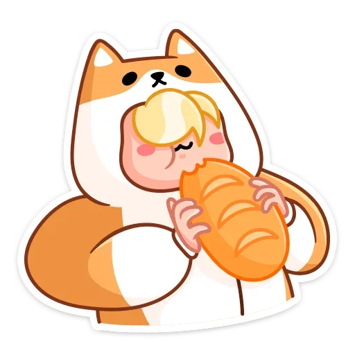 Стикер из набора Итан (@TgSticker) для Телеграм: Статические 🥖