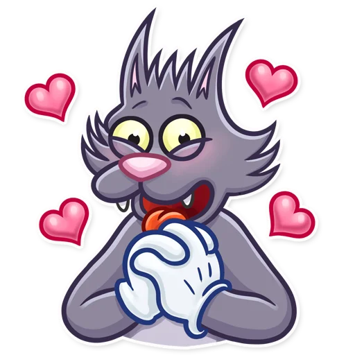 Стикер из набора The Itchy & Scratchy для Телеграм: Статические 😍
