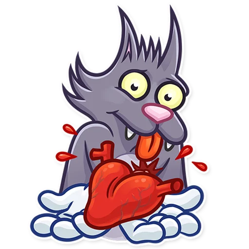 Стикер из набора The Itchy & Scratchy для Телеграм: Статические 💝