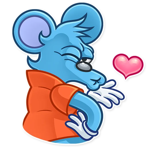 Стикер из набора The Itchy & Scratchy для Телеграм: Статические 😘