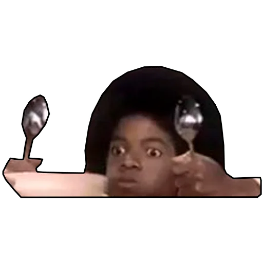 Стикер из набора Michael Jackson для Телеграм: Статические 🥄