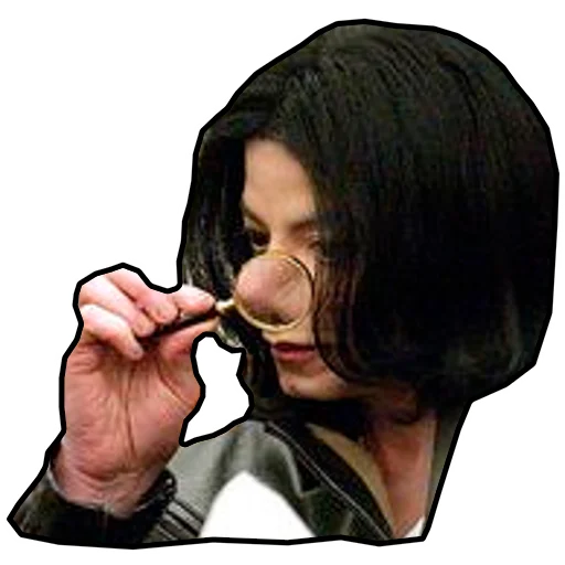 Стикер из набора Michael Jackson для Телеграм: Статические 🔍