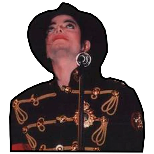 Стикер из набора Michael Jackson для Телеграм: Статические 👆