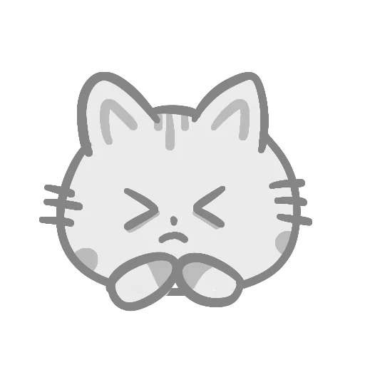 Стикер из набора @katustudio для Телеграм: Статические ☹️