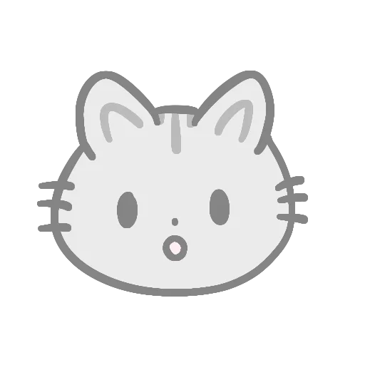 Стикер из набора @katustudio для Телеграм: Статические 😳