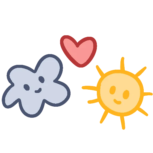 Стикер из набора @katustudio для Телеграм: Статические ❤️