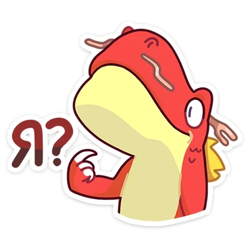 Стикер из набора Лун (@TgSticker) для Телеграм: Статические ❓
