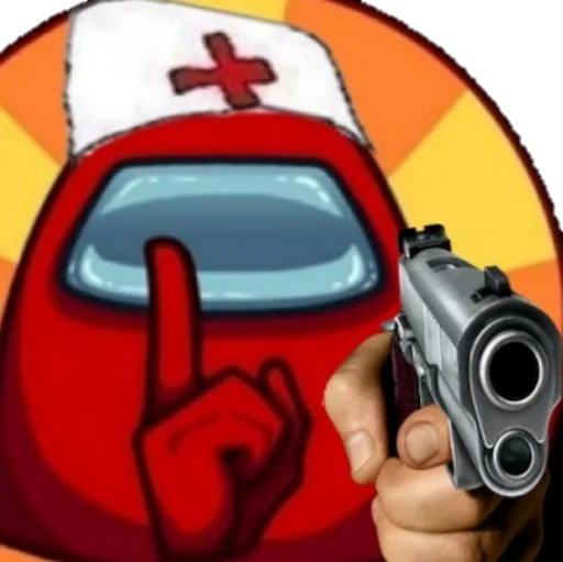 Стикер из набора MEM для Телеграм: Статические 🔫