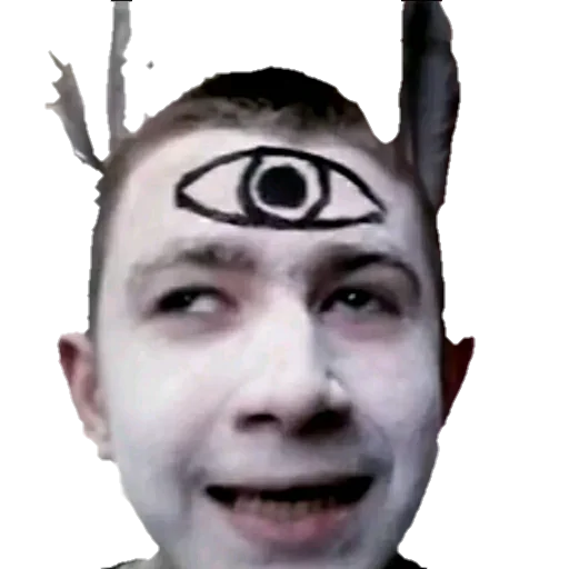 Стикер из набора MEM для Телеграм: Статические 👁