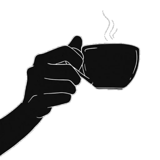 Стикер из набора MEM для Телеграм: Статические ☕