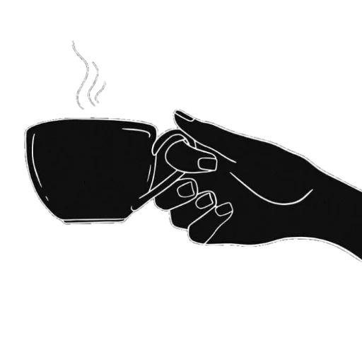 Стикер из набора MEM для Телеграм: Статические ☕