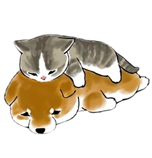 Стикер из набора mofu_sand для Телеграм: Статические 💞