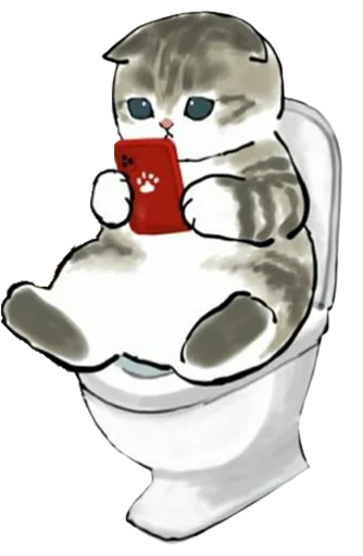 Стикер из набора mofu_sand для Телеграм: Статические 💩