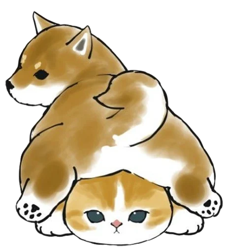 Стикер из набора mofu_sand для Телеграм: Статические 💞