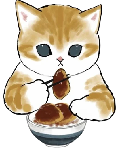 Стикер из набора mofu_sand для Телеграм: Статические 💞