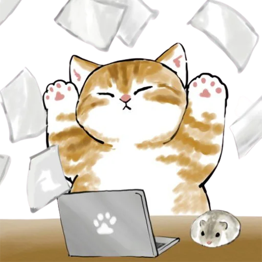 Стикер из набора mofu_sand для Телеграм: Статические 💞
