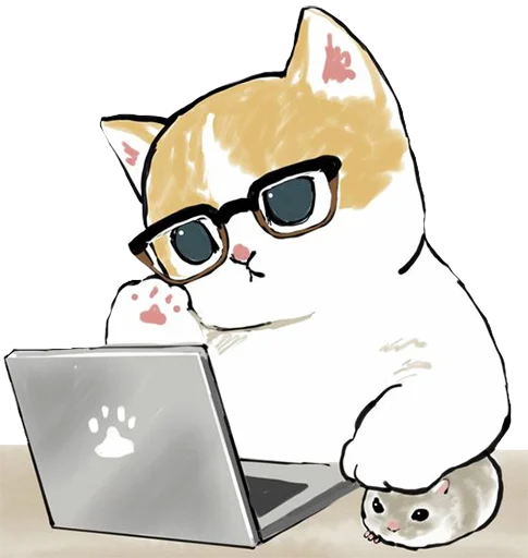 Стикер из набора mofu_sand для Телеграм: Статические 💖