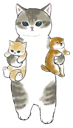 Стикер из набора mofu_sand для Телеграм: Статические 💞