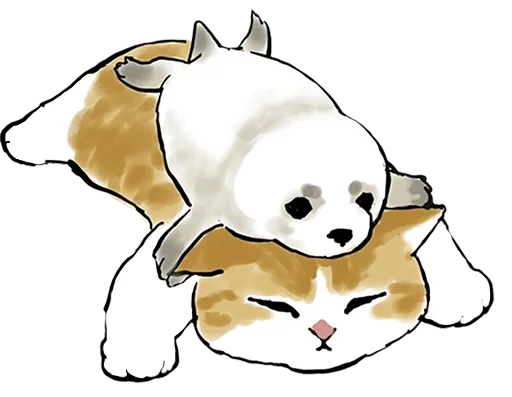 Стикер из набора mofu_sand для Телеграм: Статические 💞