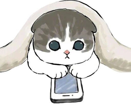 Стикер из набора mofu_sand для Телеграм: Статические 💖