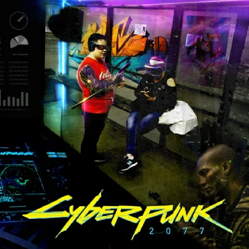 Стикер из набора Лично мне Cyberpunk для Телеграм: Статические 🌚