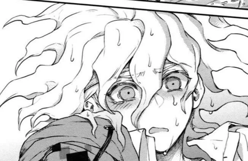 Стикер из набора nagito komaeda :: @fStikBot для Телеграм: Статические 😶‍🌫️