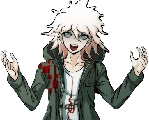 Стикер из набора nagito komaeda :: @fStikBot для Телеграм: Статические 😂