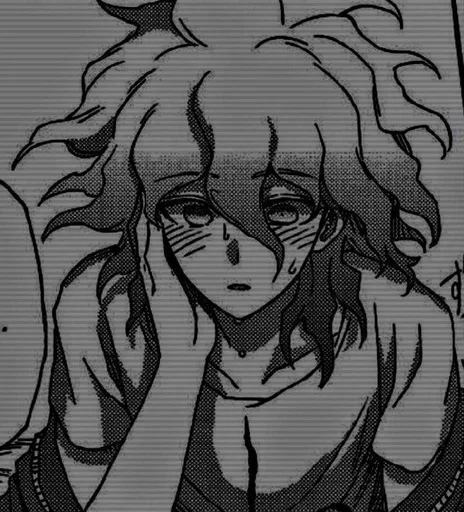 Стикер из набора nagito komaeda :: @fStikBot для Телеграм: Статические 😳