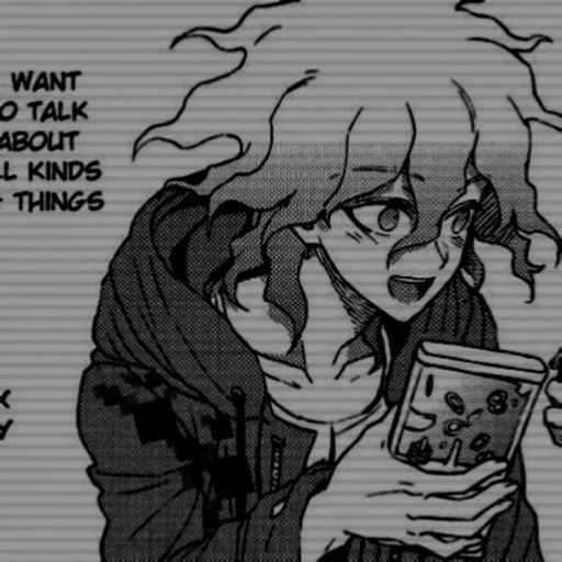 Стикер из набора nagito komaeda :: @fStikBot для Телеграм: Статические 😍