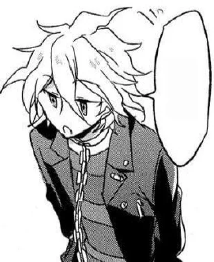 Стикер из набора nagito komaeda :: @fStikBot для Телеграм: Статические 🙄