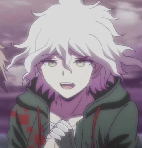 Стикер из набора nagito komaeda :: @fStikBot для Телеграм: Статические 🤠