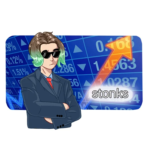 Стикер из набора НЕФОР для Телеграм: Статические 😎