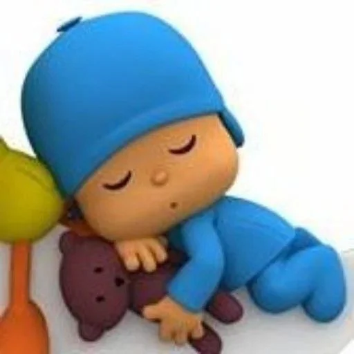 Стикер из набора pocoyo pocoyo для Телеграм: Статические 🫐