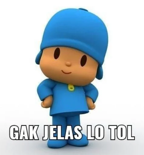 Стикер из набора pocoyo pocoyo для Телеграм: Статические 💠