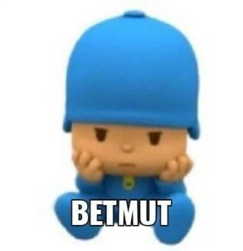 Стикер из набора pocoyo pocoyo для Телеграм: Статические 😁