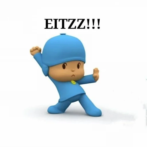 Стикер из набора pocoyo pocoyo для Телеграм: Статические ⚽️