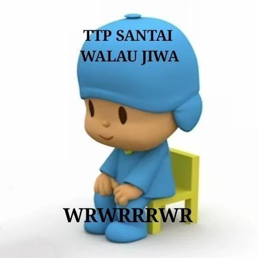 Стикер из набора pocoyo pocoyo для Телеграм: Статические 🤡