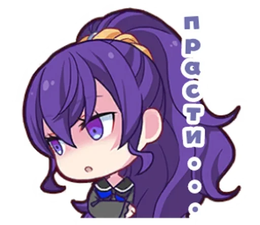 Стикер из набора puka puka 2 𖤐 :: @fStikBot для Телеграм: Статические 😣