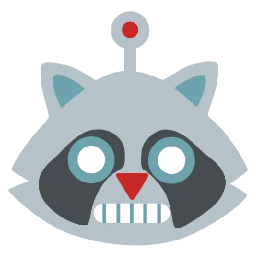 Стикер из набора Raccmoji для Телеграм: Статические 🤖