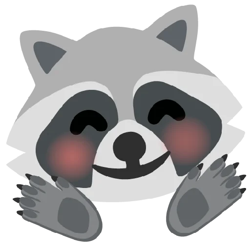 Стикер из набора Raccmoji для Телеграм: Статические 🤗