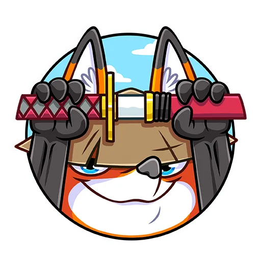 Стикер из набора Рю :: @stickroom для Телеграм: Статические 😈