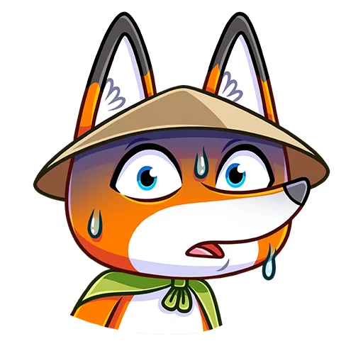 Стикер из набора Рю :: @stickroom для Телеграм: Статические 😳