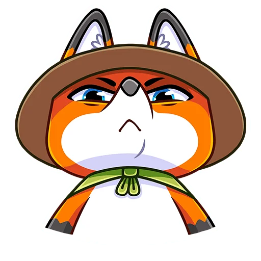 Стикер из набора Рю :: @stickroom для Телеграм: Статические 😐