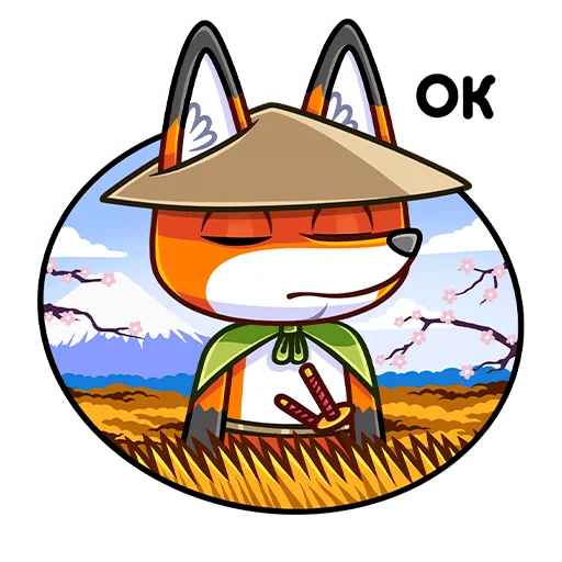 Стикер из набора Рю :: @stickroom для Телеграм: Статические 👌