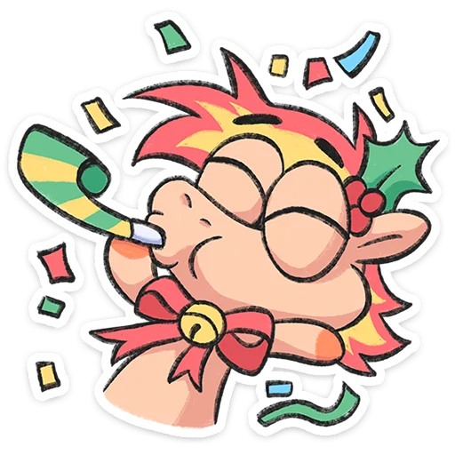 Стикер из набора Конь Рубин | @Premium_Stikers для Телеграм: Анимированные, Статические 🥳