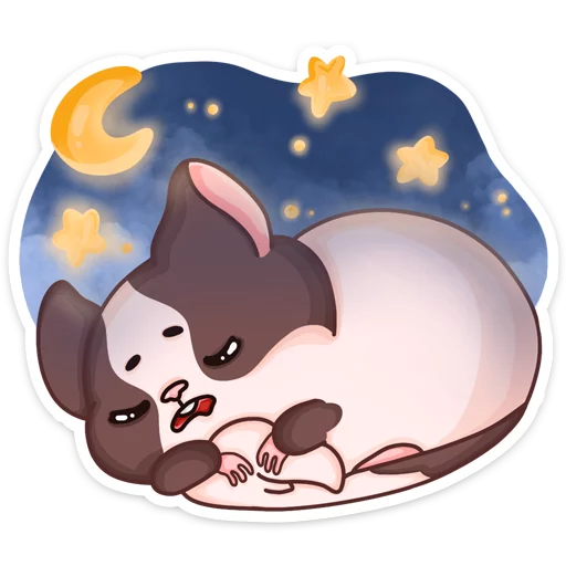 Стикер из набора Руди :: @TgSticker для Телеграм: Статические 😴